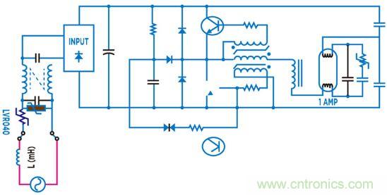 PPTC在電感鎮流器改造成電子鎮流器中的異常狀態保護