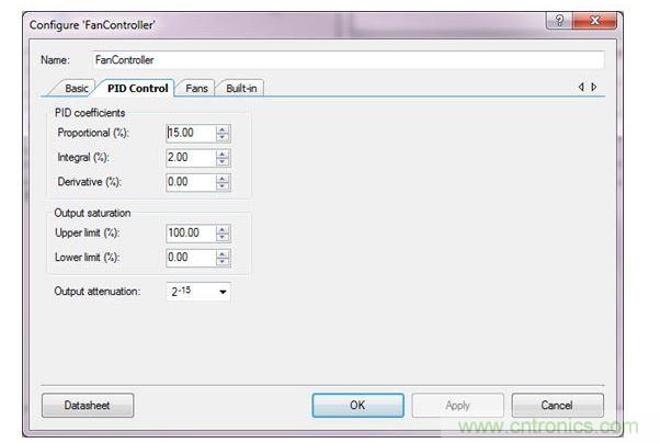 用于PSoC 3、PSoC 4與PSoC 5設(shè)計(jì)的PSoC Creator風(fēng)扇控制器設(shè)計(jì)向?qū)? width=
