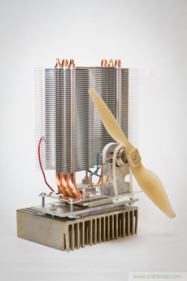 溫差發電機:不用電的“智能”風扇