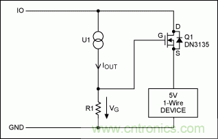 為5V 1-Wire&reg;從器件提供過壓保護