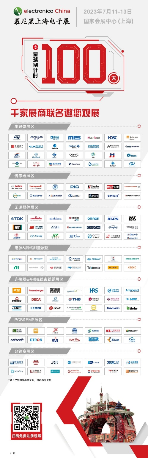 觀眾預登記開啟！千家展商聯名邀您共聚2023慕尼黑上海電子展